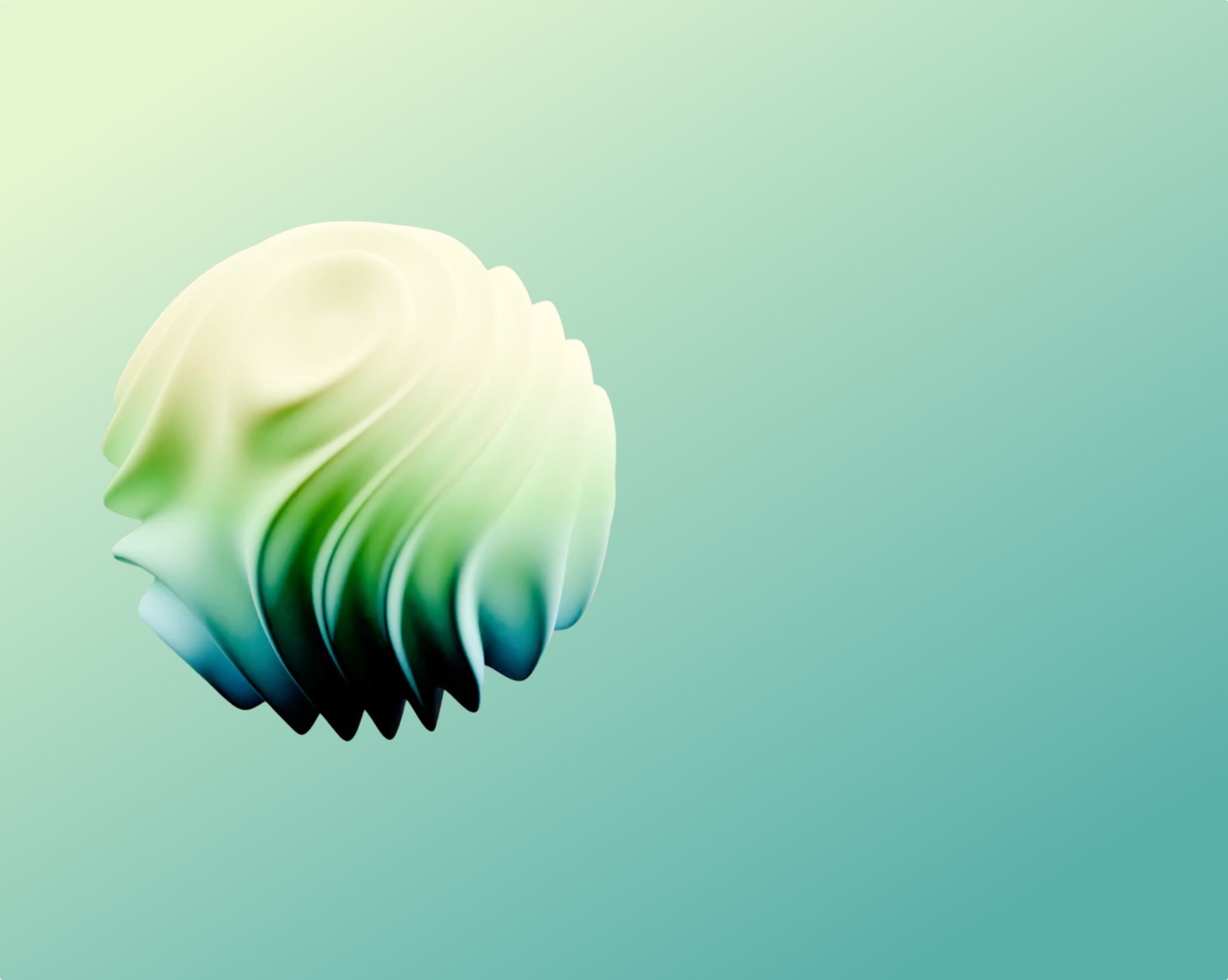 3D render symbolising sustainable digital content workflow and Digital Twin