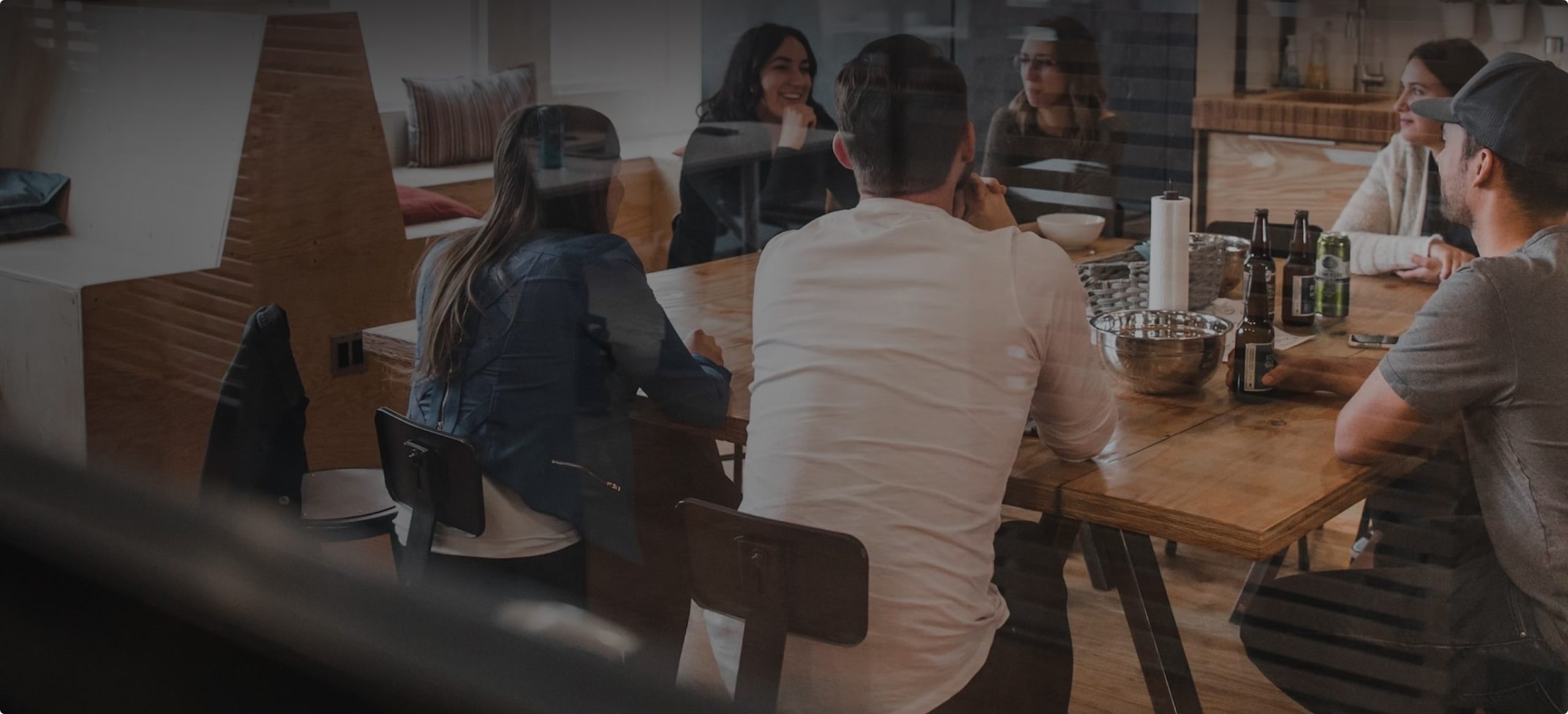 Creative strategy team reviewing content in a planning session